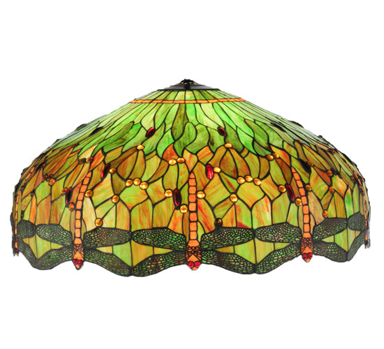 Meyda Tiffany Lighting 30107 Hanginghead Dragonfly Shade Lamp Shade Multicolored