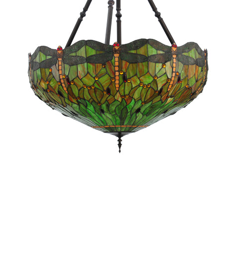 Meyda Tiffany Lighting 30107 Hanginghead Dragonfly Shade Lamp Shade Multicolored