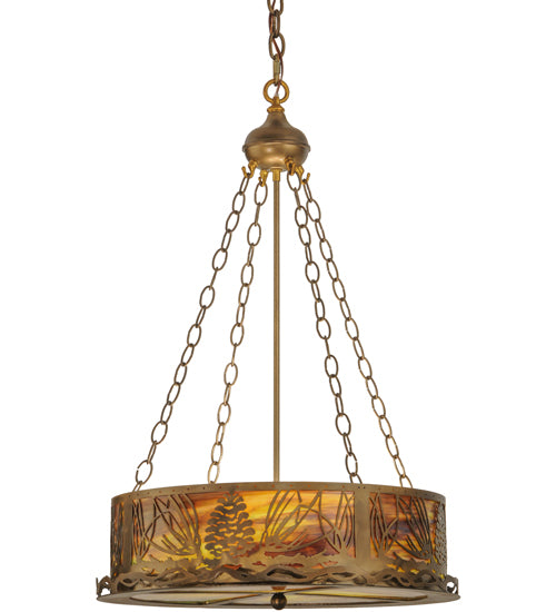 Meyda Tiffany Mountain Pine 30168 Pendant Light - Antique Copper