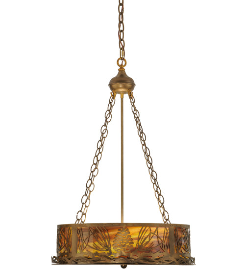 Meyda Tiffany Mountain Pine 30168 Pendant Light - Antique Copper