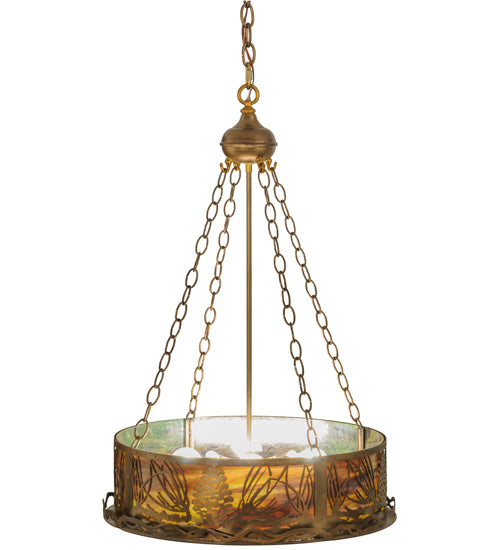 Meyda Tiffany Mountain Pine 30168 Pendant Light - Antique Copper