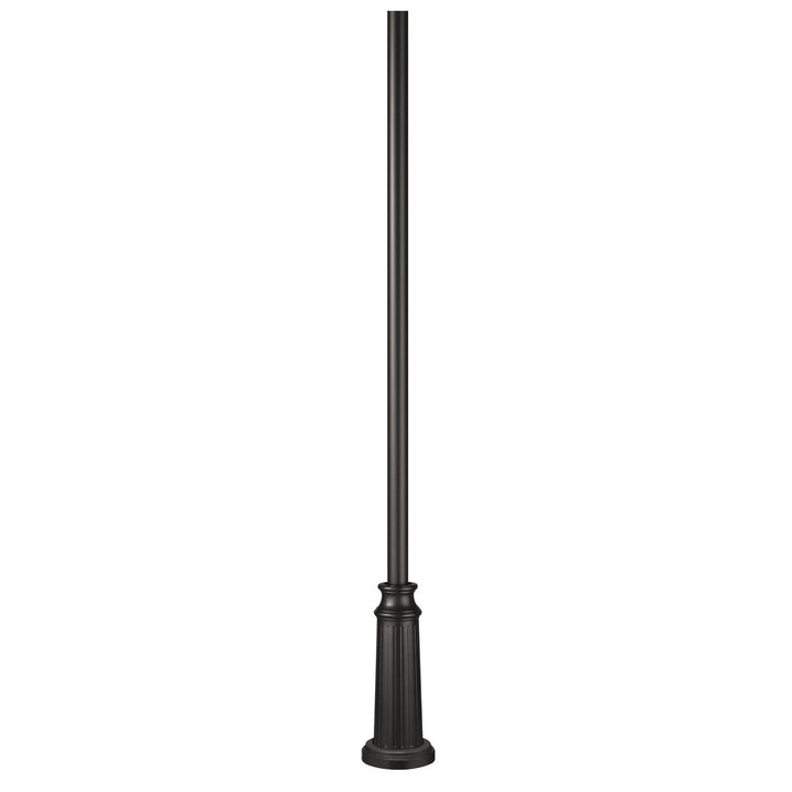 Hinkley Lighting 6808BK  8Ft Post With Decorative Base Outdoor Black