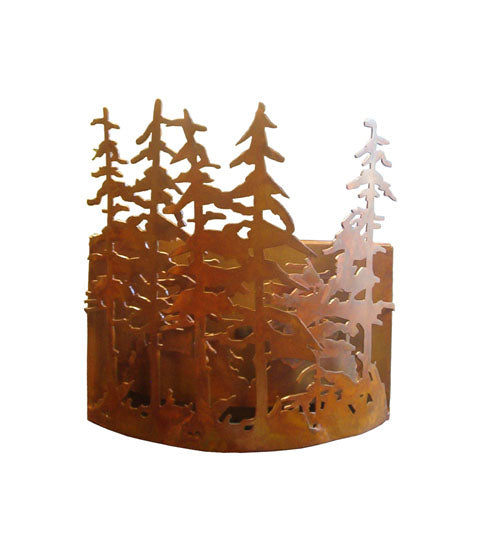 Meyda Tiffany Tall Pines 98514 Wall Light - Rust