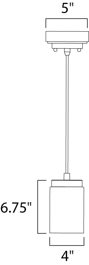Maxim Mod 30260CLFTSN Pendant Light - Satin Nickel