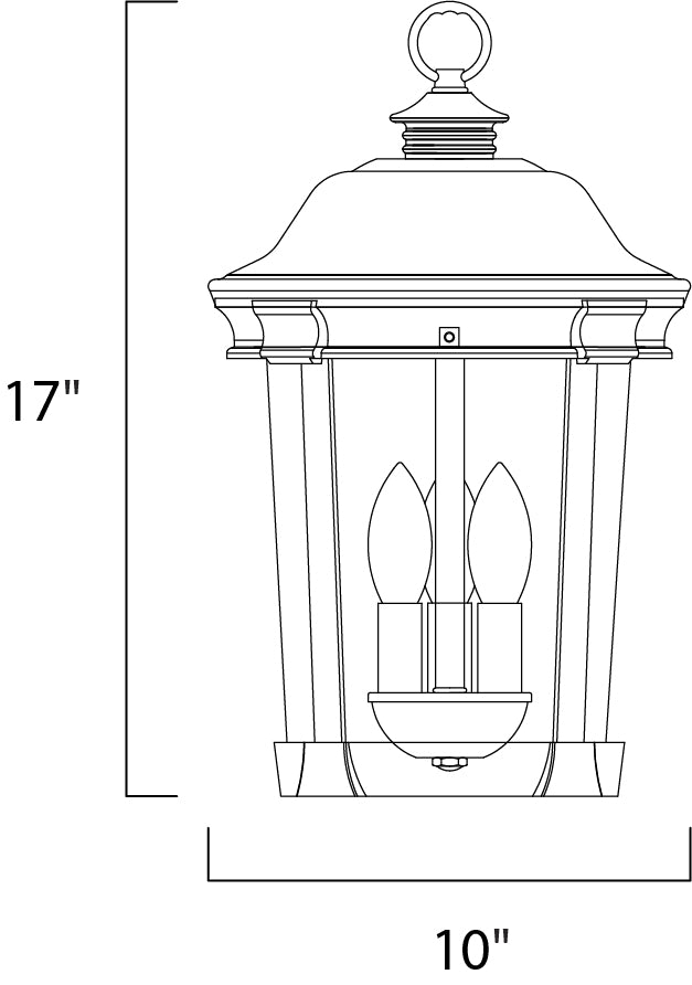 Maxim Lighting 3028CDBZ  Dover Dc Outdoor Bronze