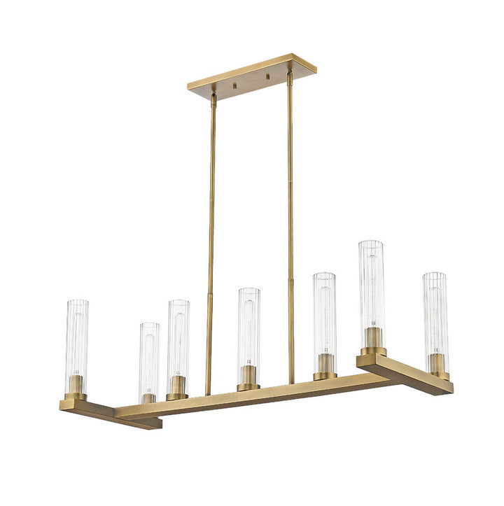 Z-Lite Beau 3031-7L-RB Pendant Light - Rubbed Brass