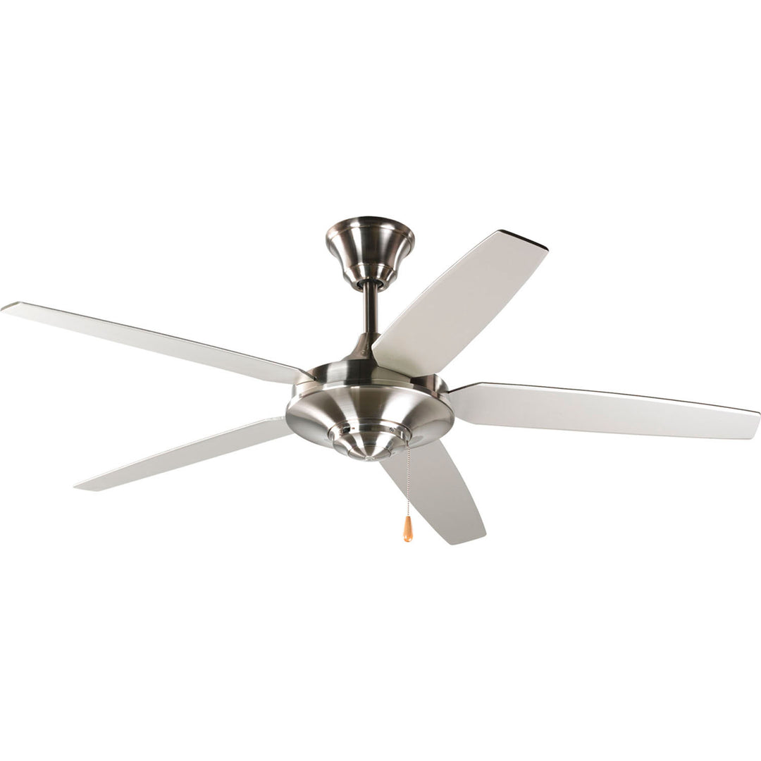 Progress Airpro Signature Plus P2530-09 Ceiling Fan - Brushed Nickel, Silver, Natural Cherry/