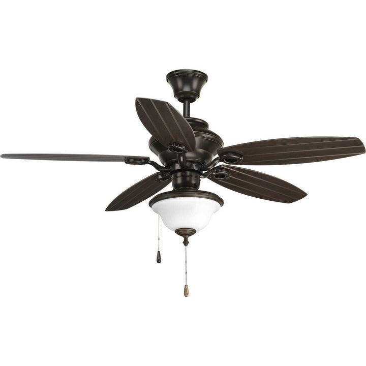 Progress Airpro P2533-20 Ceiling Fan - Antique Bronze, Toasted Oak/