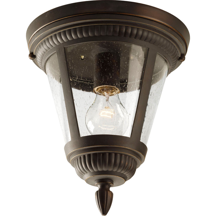 Progress Lighting P3883-20 Westport One Light Close To Ceiling Outdoor Bronze / Dark