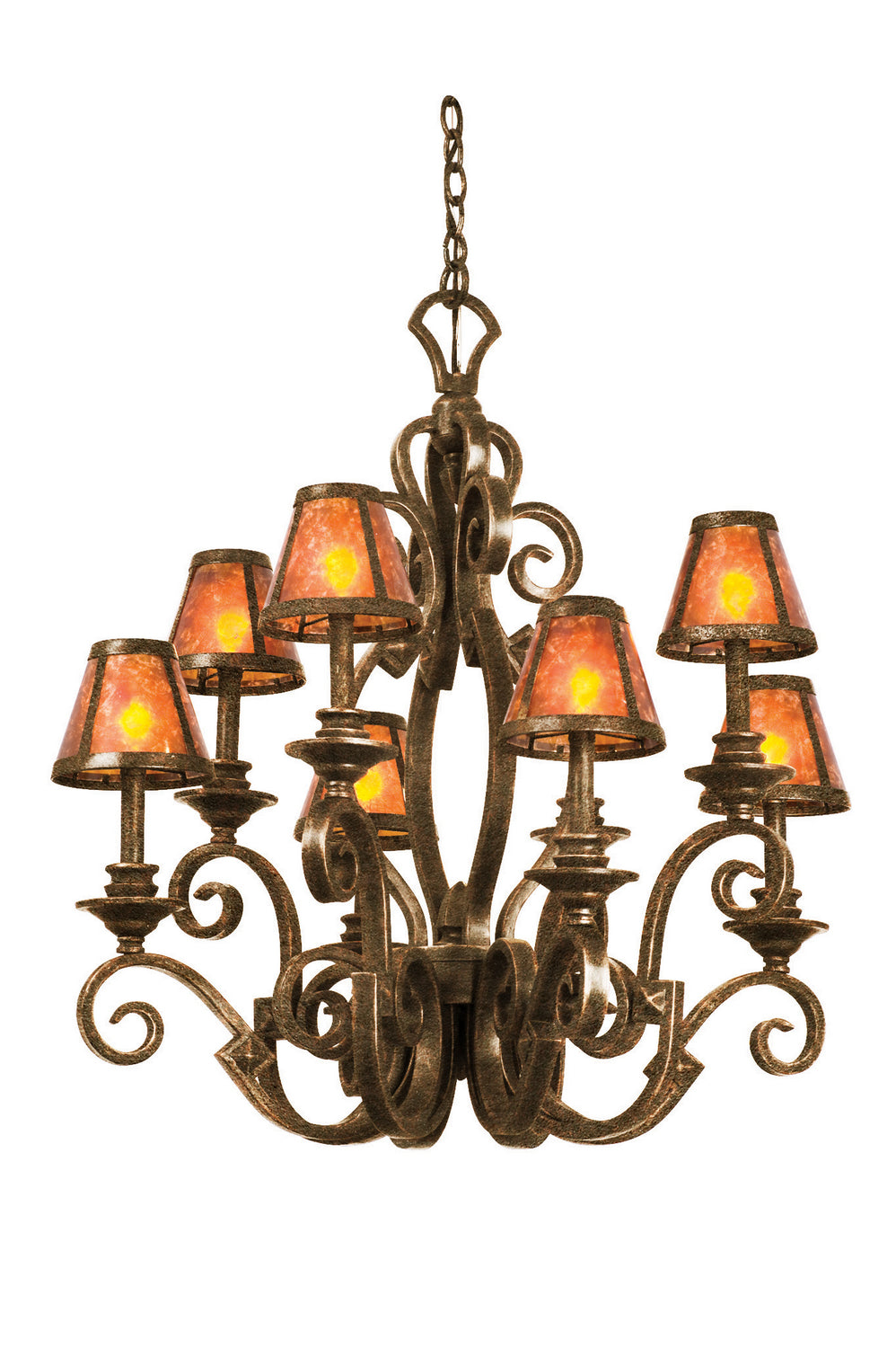 Kalco Ibiza 4261AC/S205 Chandelier Light - Antique Copper