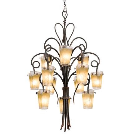 Kalco Tribecca 4290AC/ANTQ Chandelier Light - Antique Copper