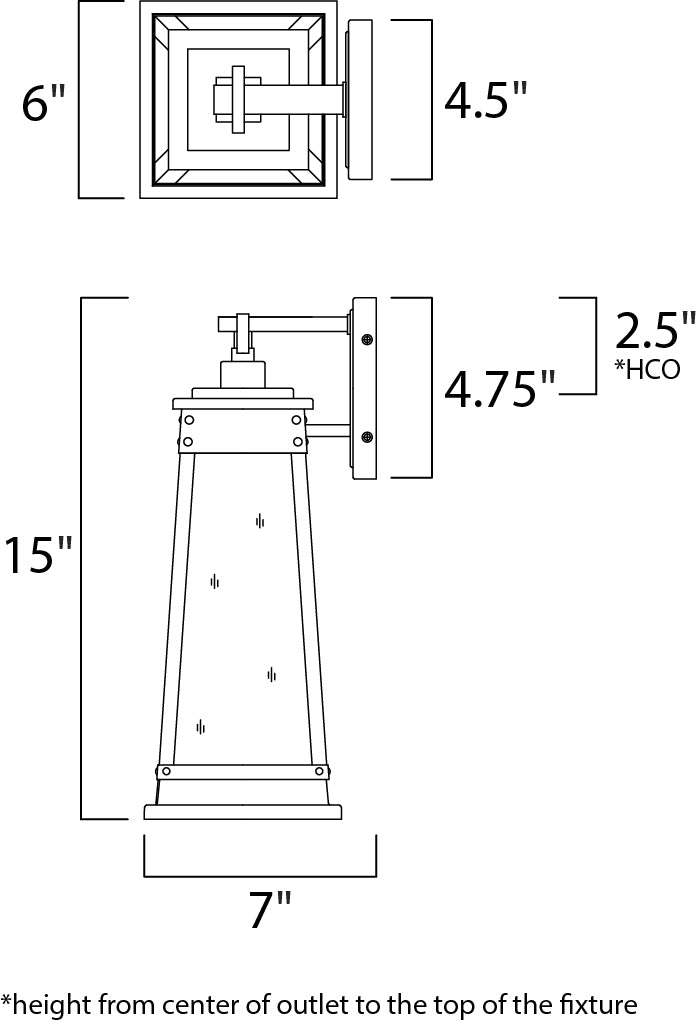 Maxim Lighting 3043RPOLB  Schooner Outdoor Olde Brass