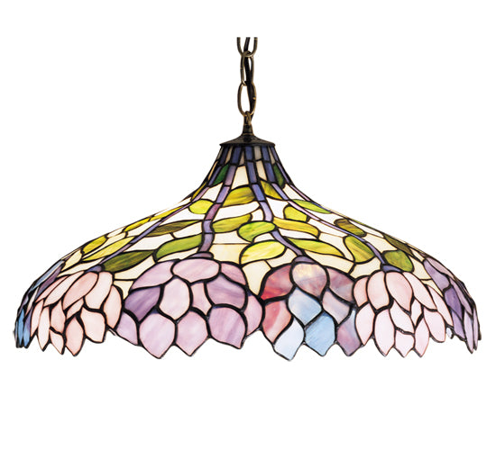 Meyda Tiffany Wisteria 30449 Pendant Light - Antique Nickel