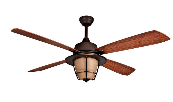 Craftmade Morrow Bay MR56ESP4C1 Ceiling Fan 56 - Espresso, Teak/Teak/