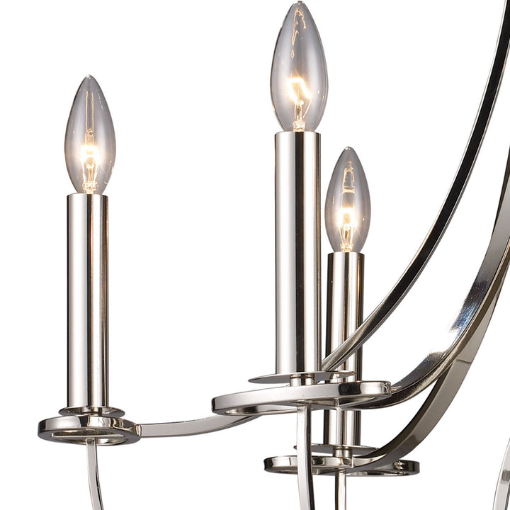 Elk Dione 10121/6 Chandelier Light - Polished Nickel