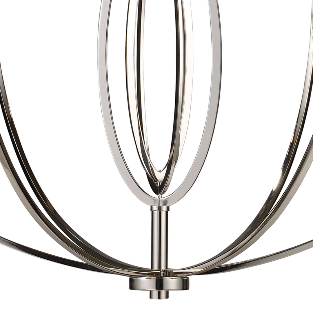 Elk Dione 10121/6 Chandelier Light - Polished Nickel