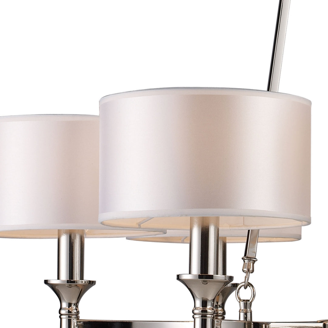 Elk Pembroke 10123/6 Chandelier Light - Polished Nickel