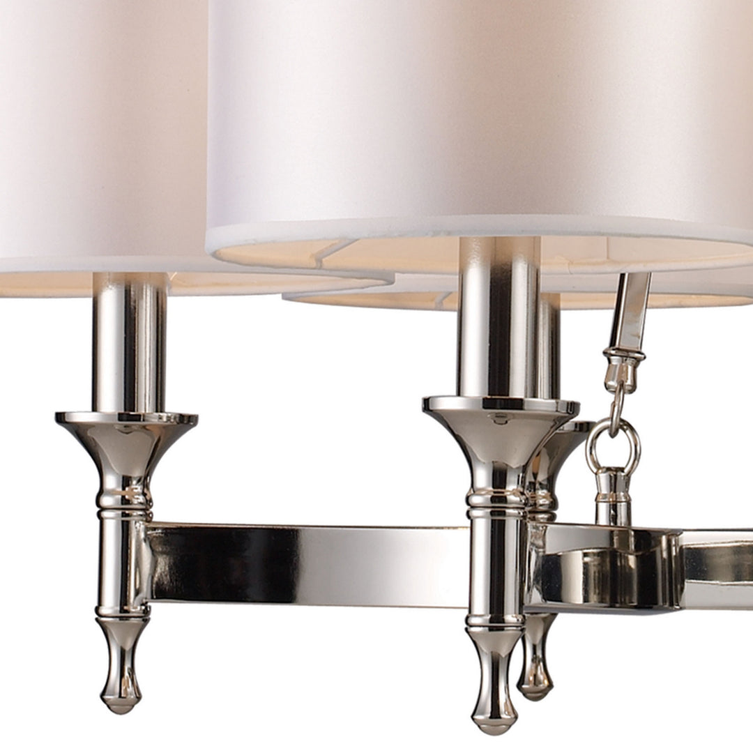 Elk Pembroke 10123/6 Chandelier Light - Polished Nickel