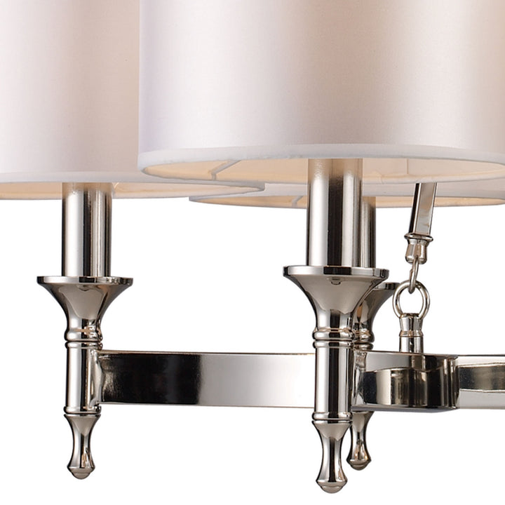 Elk Pembroke 10123/6 Chandelier Light - Polished Nickel