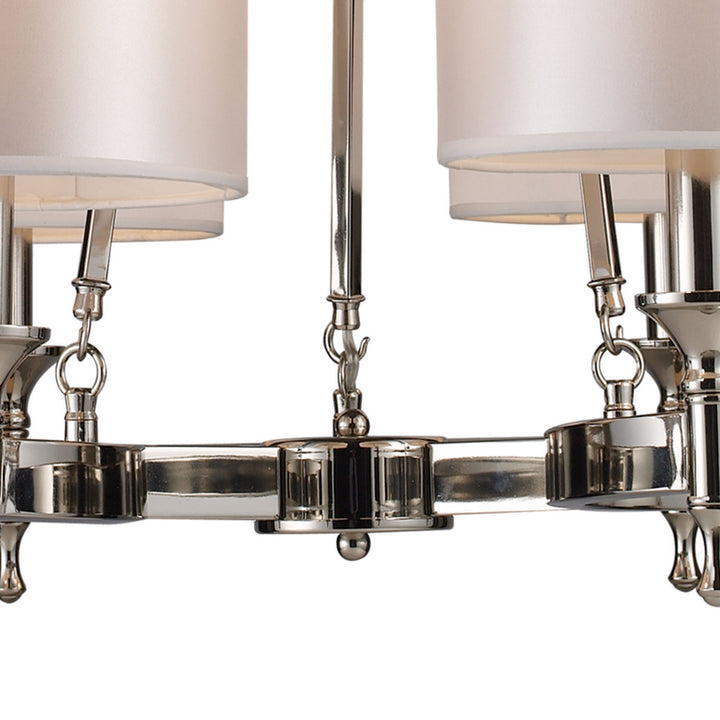 Elk Pembroke 10123/6 Chandelier Light - Polished Nickel
