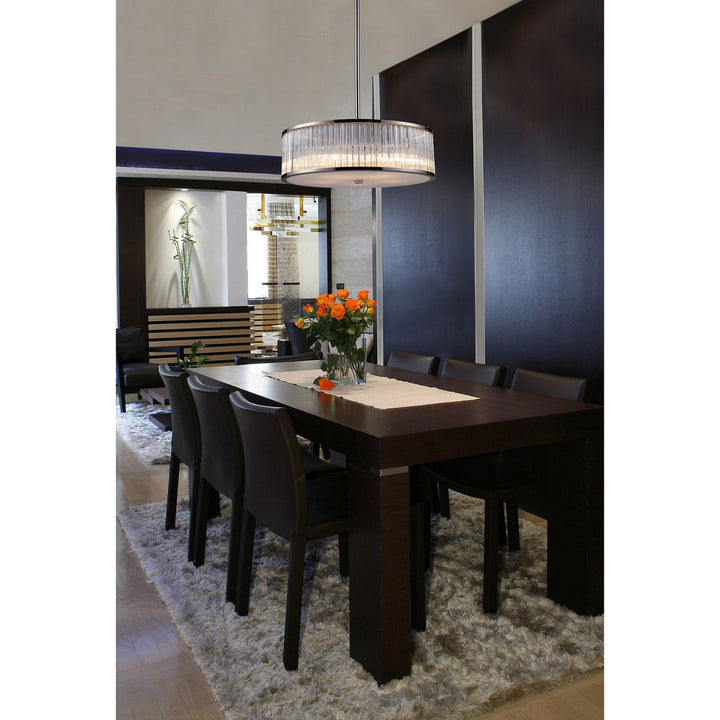Elk Braxton 10129/5 Pendant Light - Polished Nickel