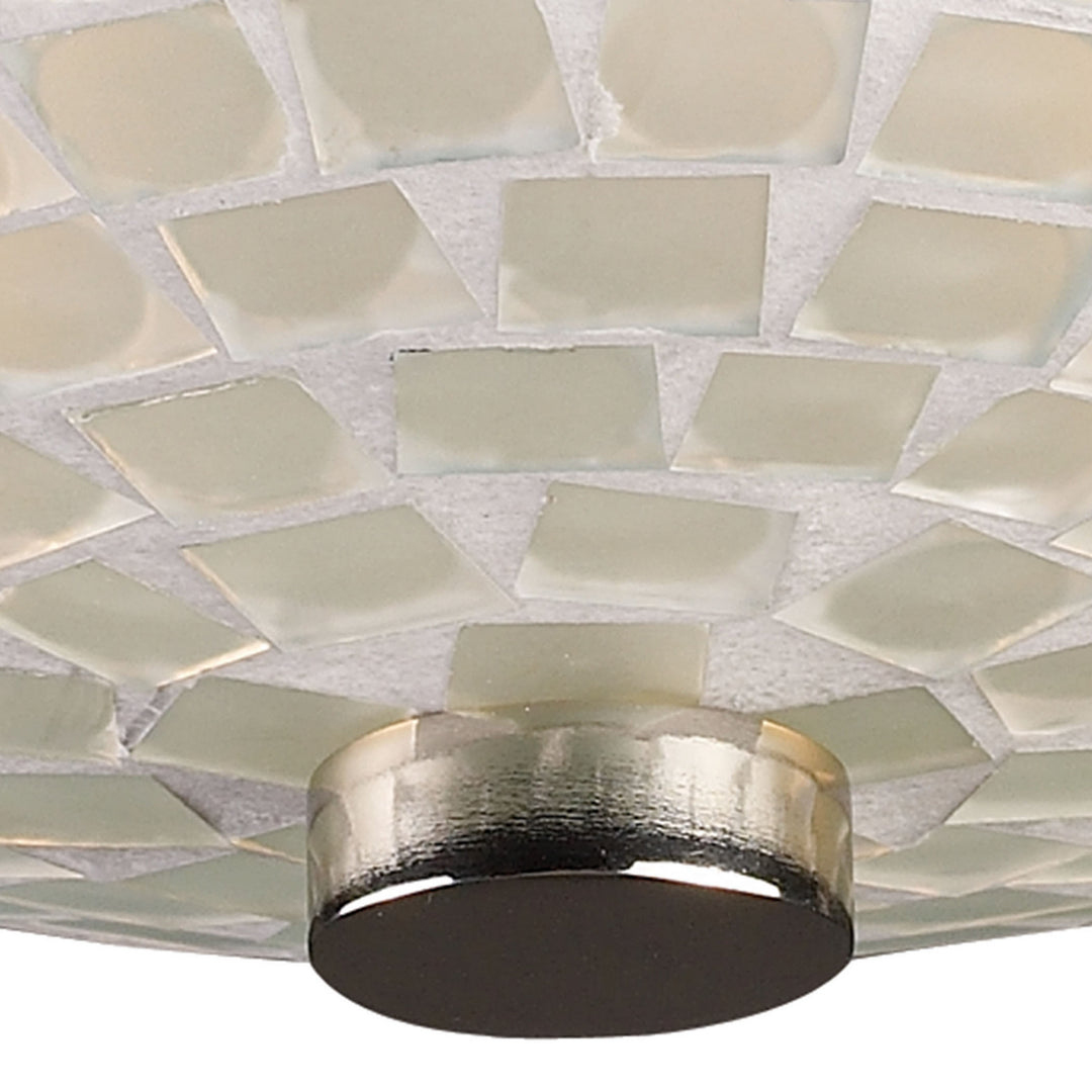 Elk Fusion 10139/2WHT Ceiling Light - Satin Nickel