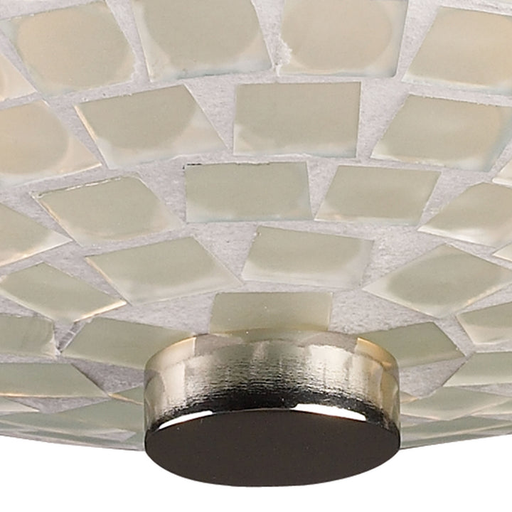 Elk Fusion 10139/2WHT Ceiling Light - Satin Nickel