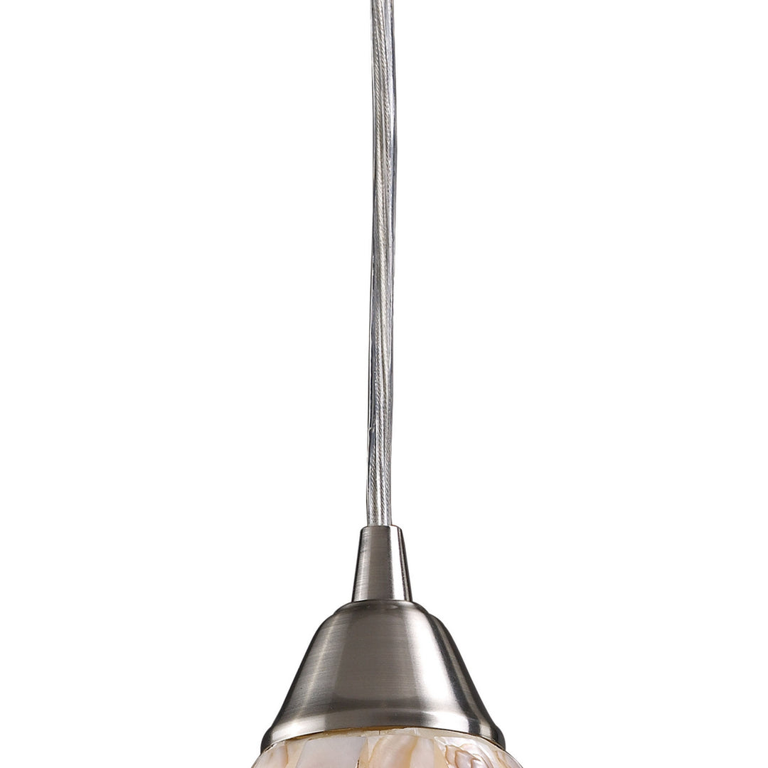 Elk Capri 10141/1 Pendant Light - Satin Nickel