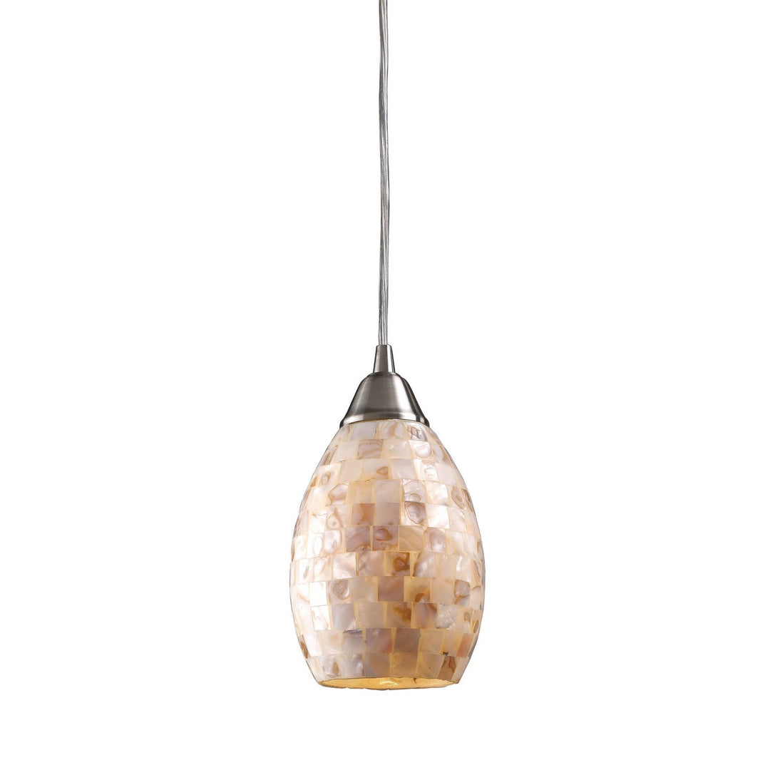 Elk Capri 10141/1 Pendant Light - Satin Nickel