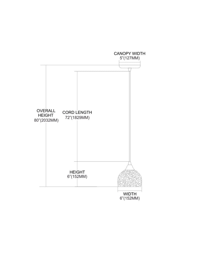 Elk Cira 10143/1PB Pendant Light - Satin Nickel