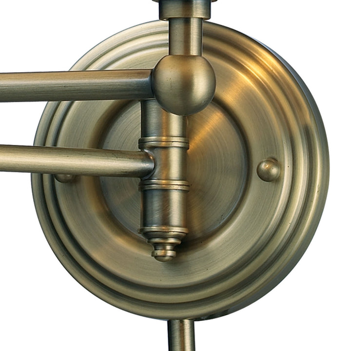 Elk Lighting 11220/1  Westbrook Lamp Antique Brass