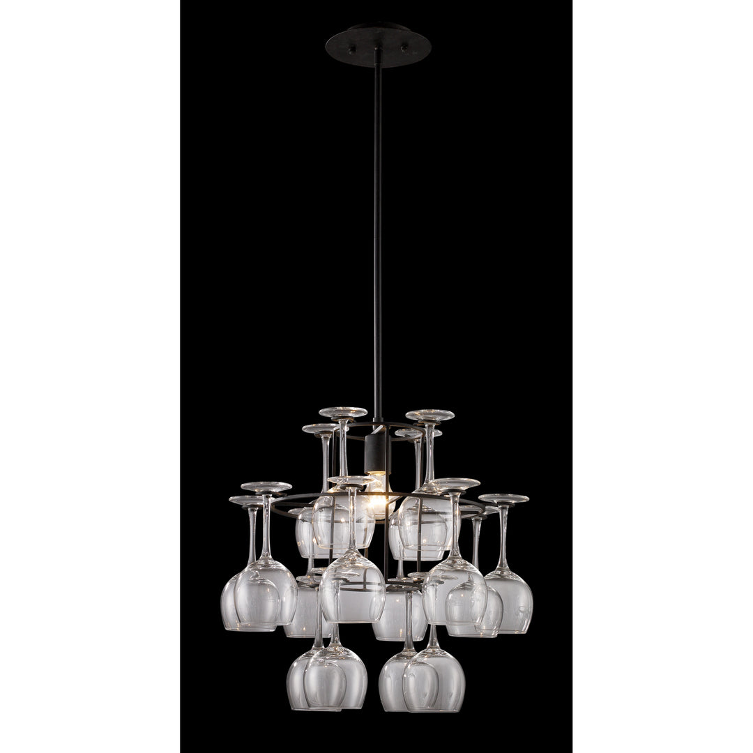 Elk Vintage 14040/1 Chandelier Light - Dark Rust