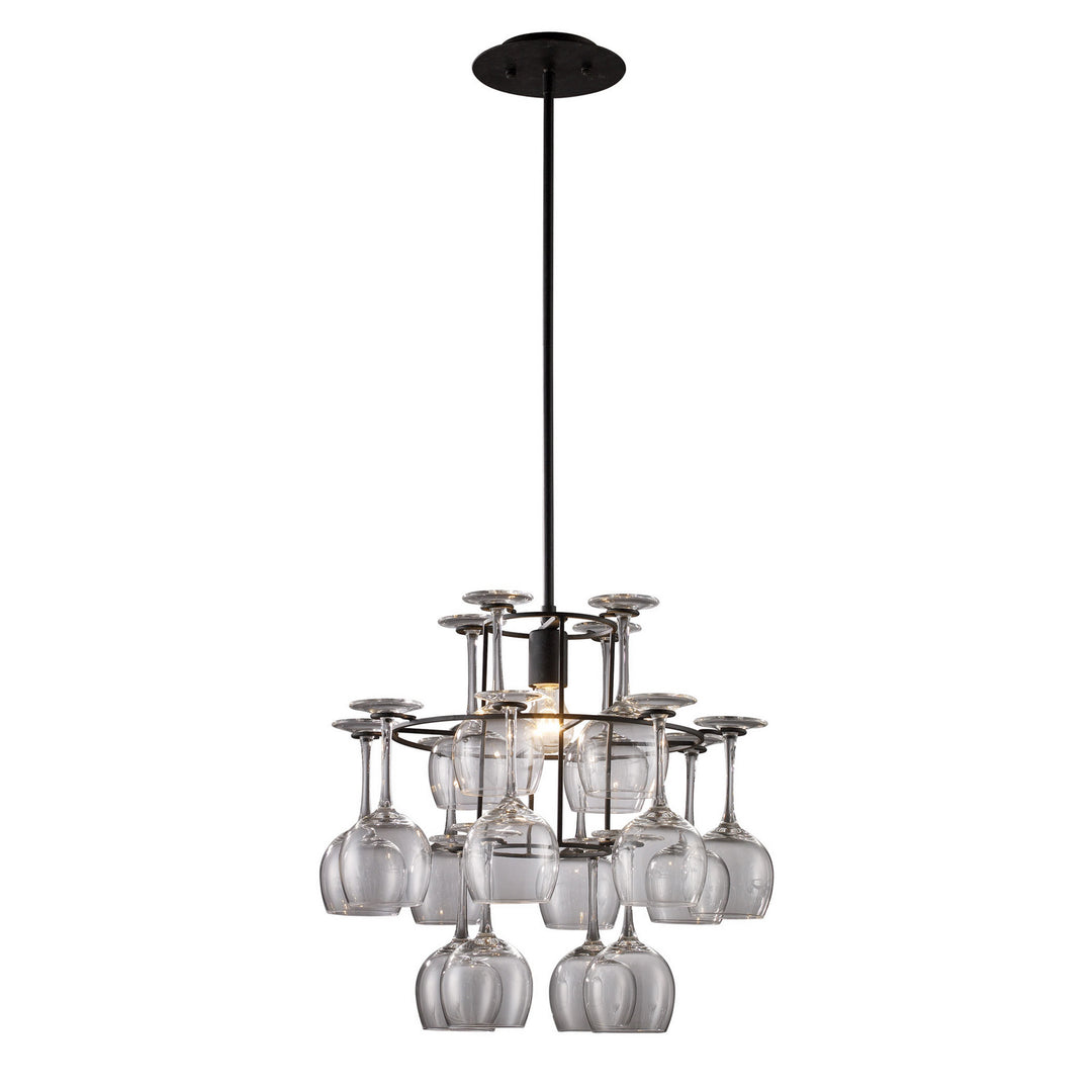Elk Vintage 14040/1 Chandelier Light - Dark Rust