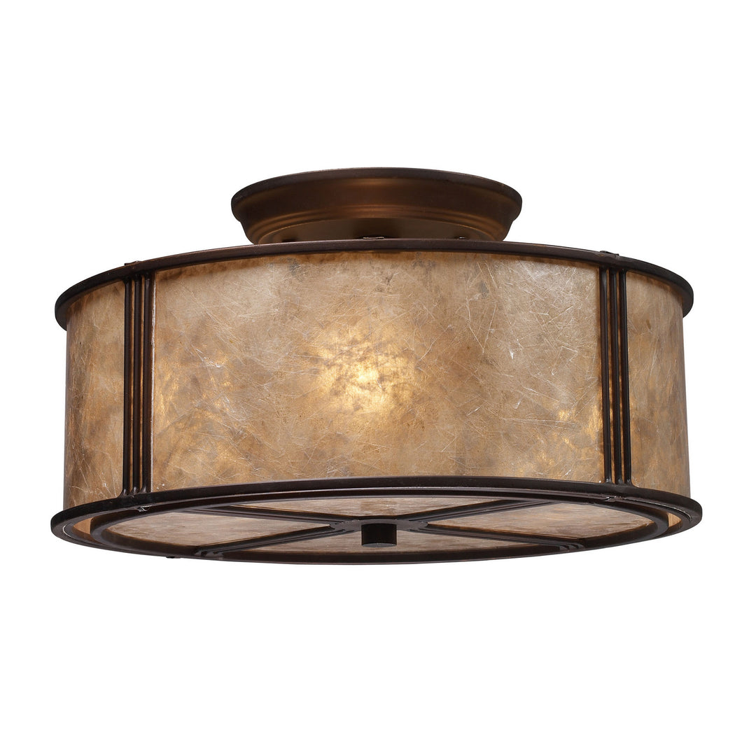 Elk Barringer 15031/3 Ceiling Light - Aged Bronze
