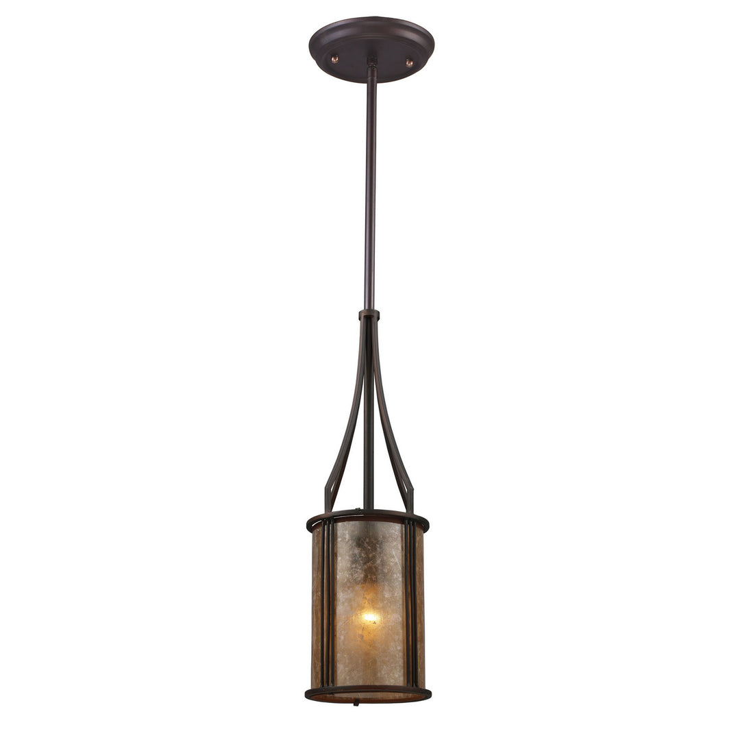 Elk Barringer 15033/1 Pendant Light - Aged Bronze