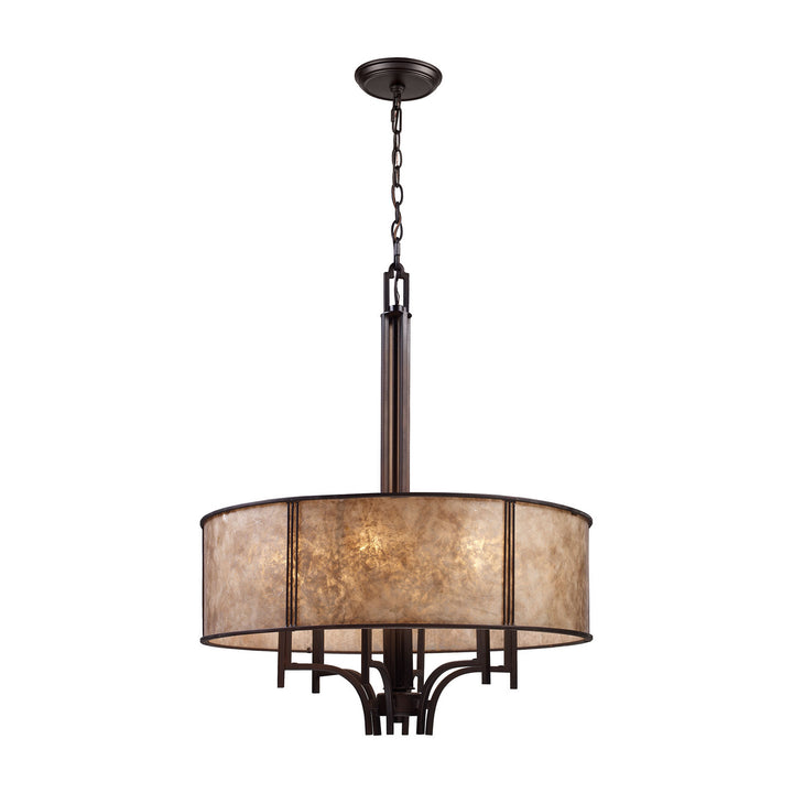 Elk Barringer 15034/6 Pendant Light - Aged Bronze
