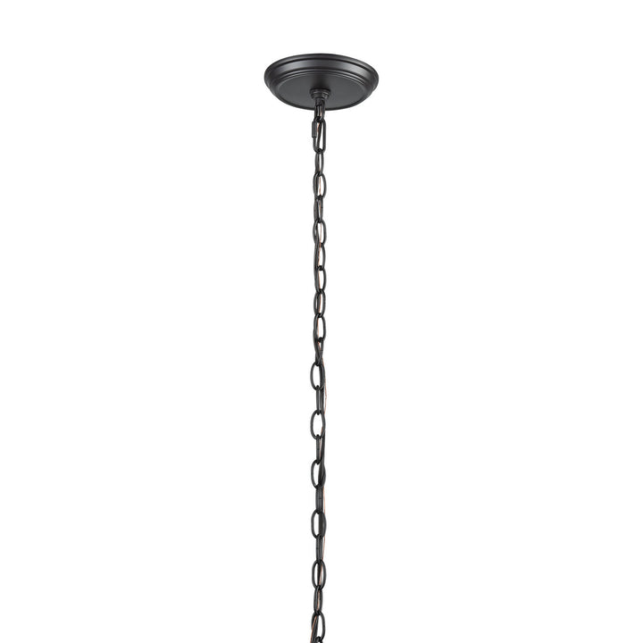 Elk Barringer 15034/6 Pendant Light - Aged Bronze