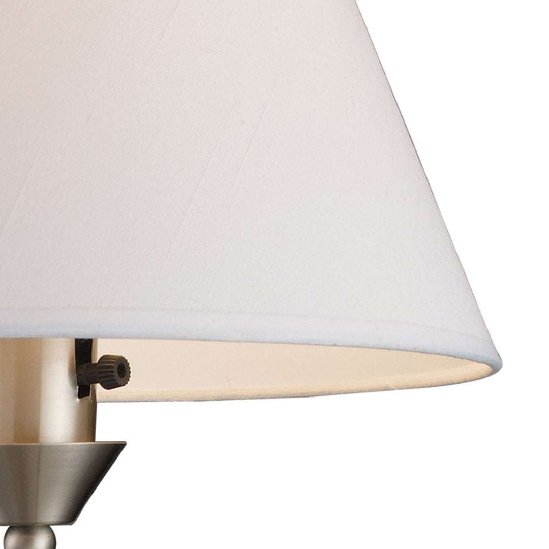 Elk Lighting 17016/1  Elysburg Lamp Satin Nickel