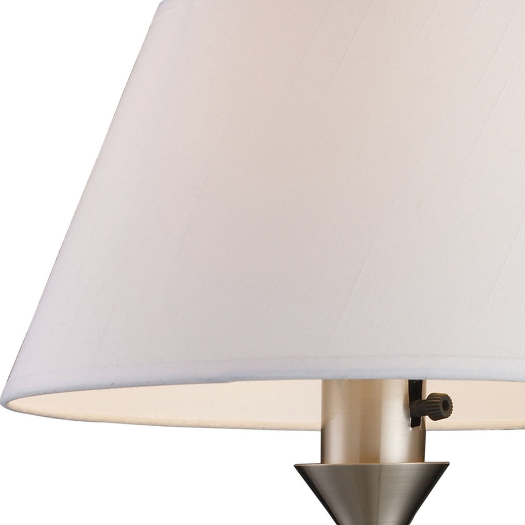 Elk Lighting 17016/1  Elysburg Lamp Satin Nickel