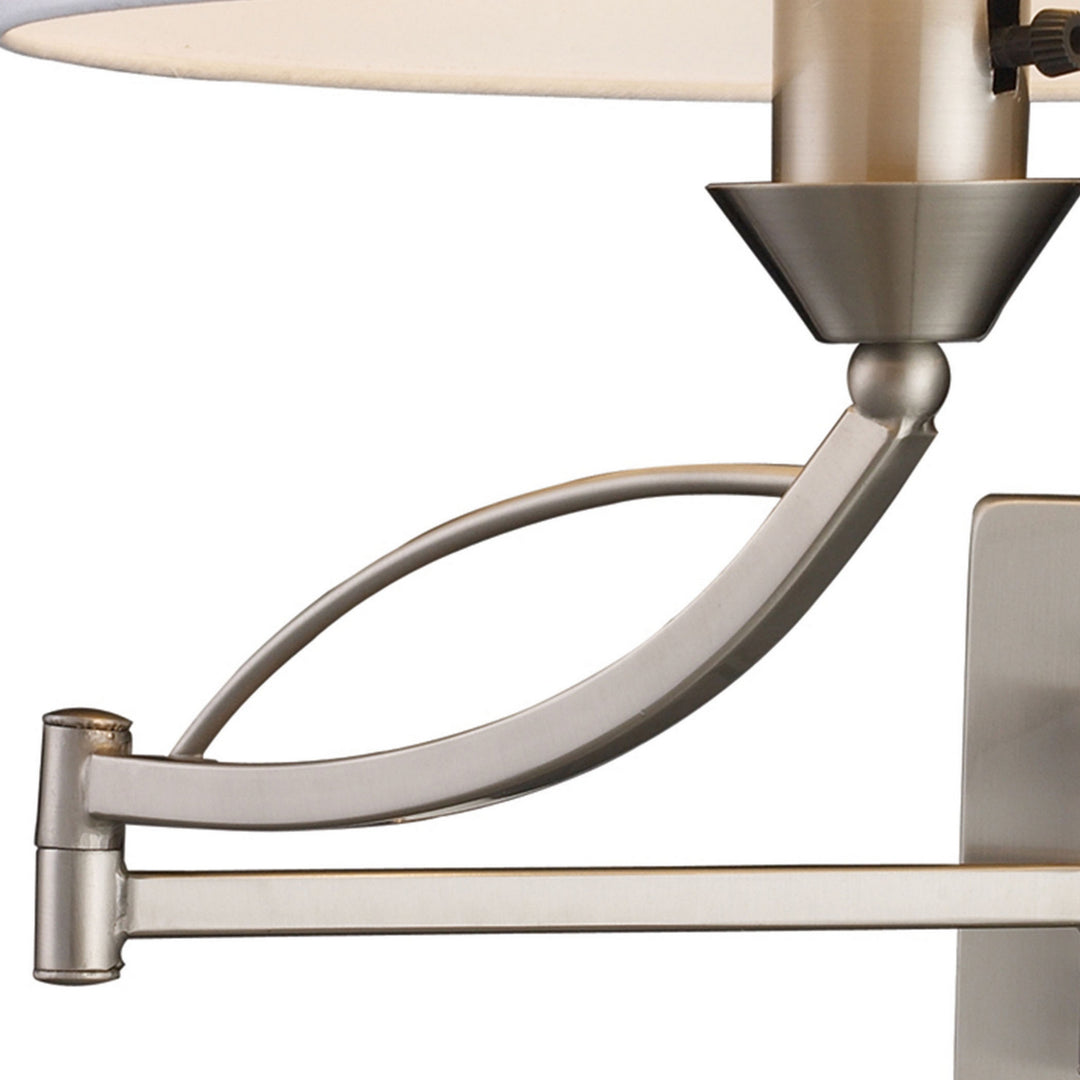 Elk Lighting 17016/1  Elysburg Lamp Satin Nickel