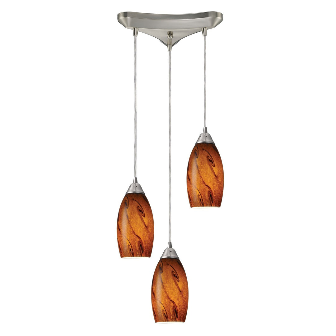 Elk Galaxy 20001/3BG Pendant Light - Satin Nickel