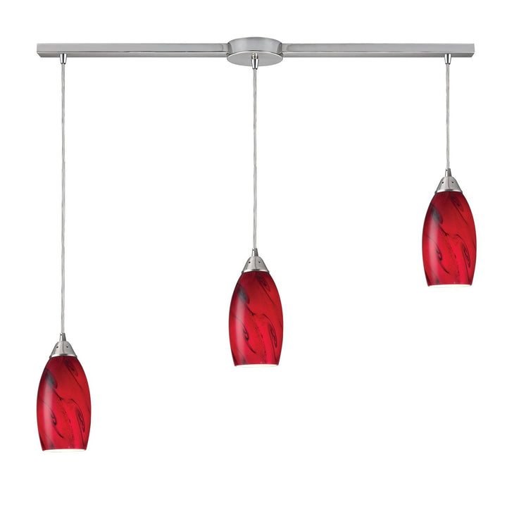Elk Galaxy 20001/3L-RG Pendant Light - Satin Nickel