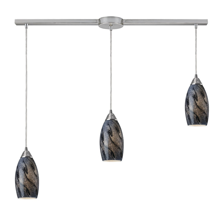 Elk Galaxy 20001/3L-SG Pendant Light - Satin Nickel
