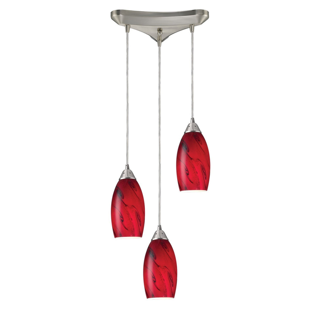 Elk Galaxy 20001/3RG Pendant Light - Satin Nickel