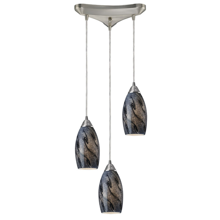 Elk Galaxy 20001/3SG Pendant Light - Satin Nickel