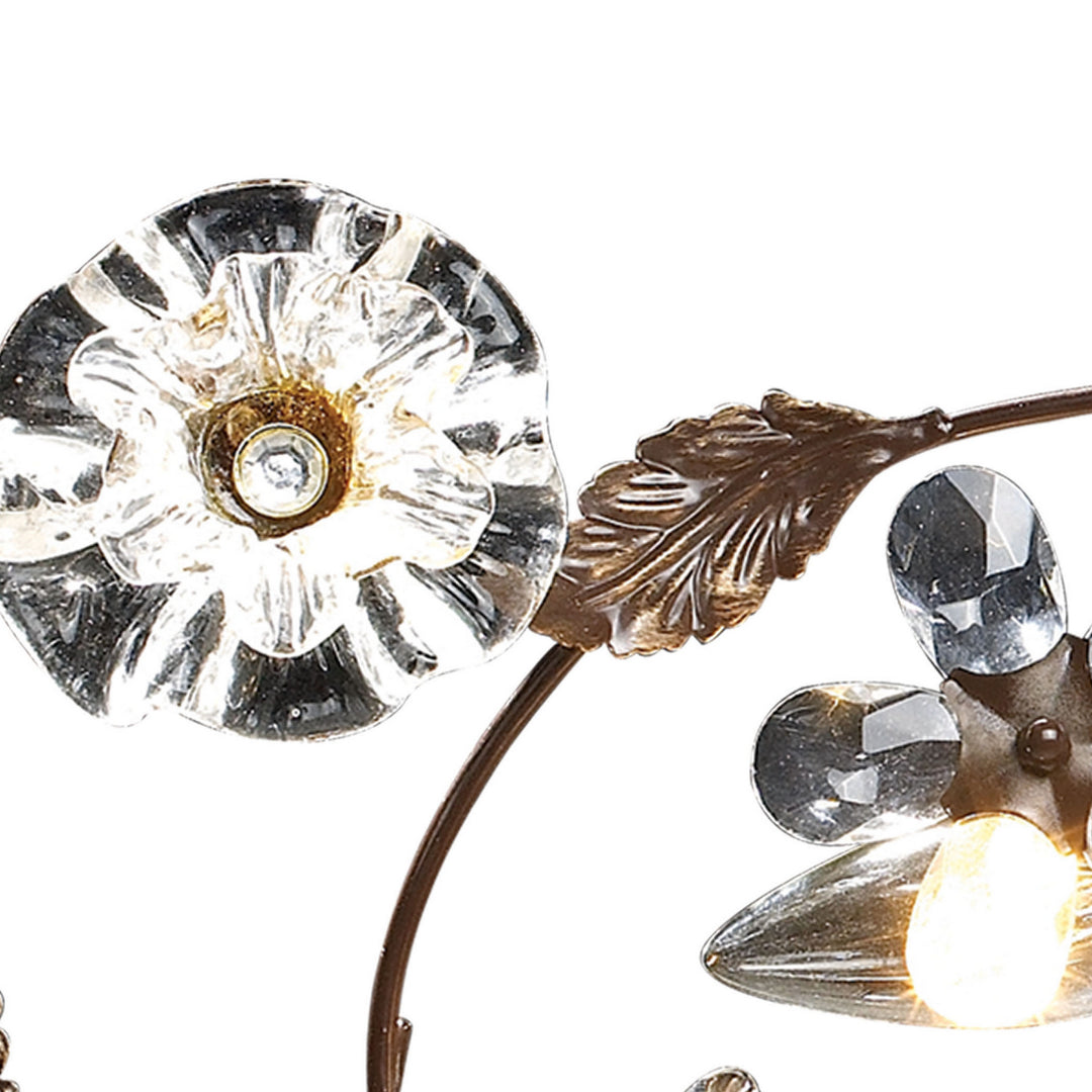 Elk Cristallo Fiore 20075/3 Bath Vanity Light 30 in. wide - Deep Rust