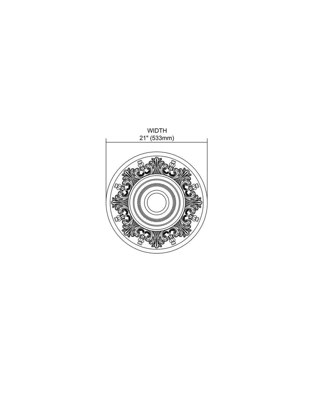 Elk Lighting M1004WH  Laureldale Home Decor White