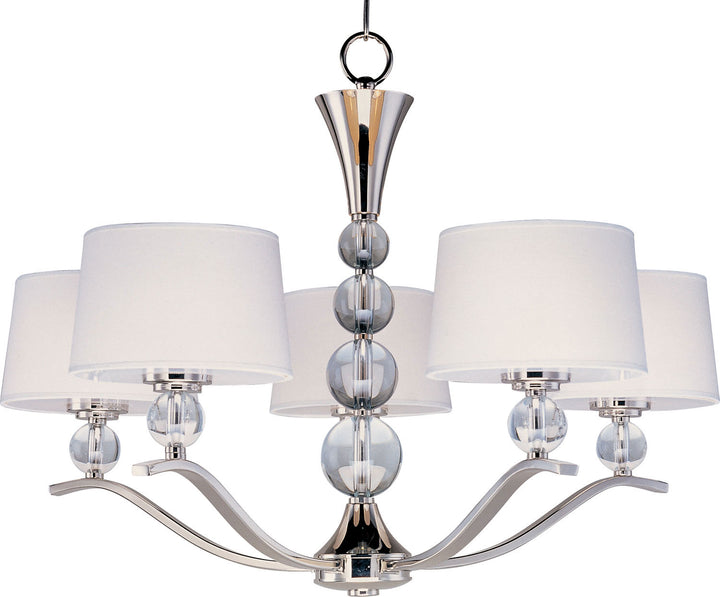 Maxim Rondo 12755WTPN Chandelier Light - Polished Nickel