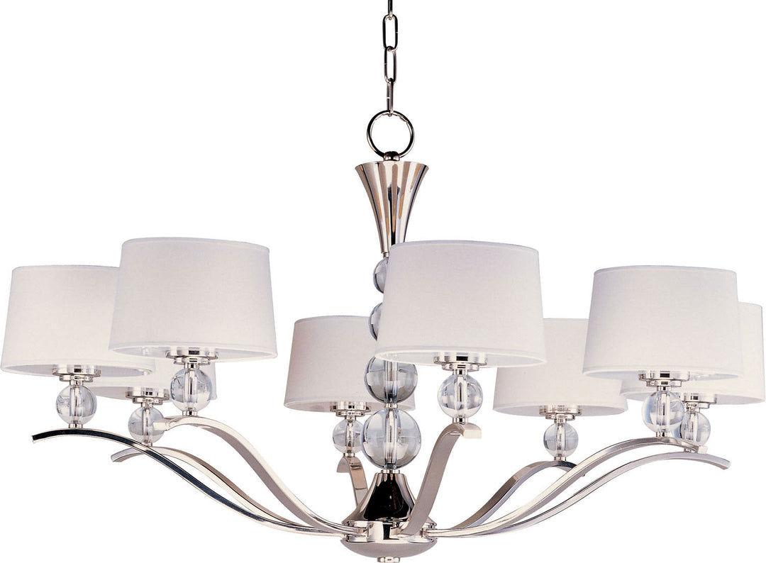 Maxim Rondo 12758WTPN Chandelier Light - Polished Nickel