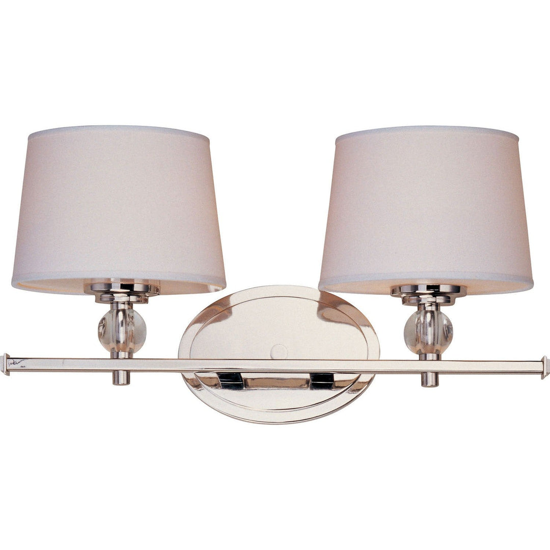 Maxim Rondo 12762WTPN Bath Vanity Light 17 in. wide - Polished Nickel